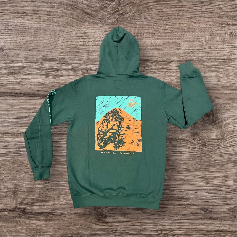 SUDADERA CERVERASPORT GREEN ORANGE